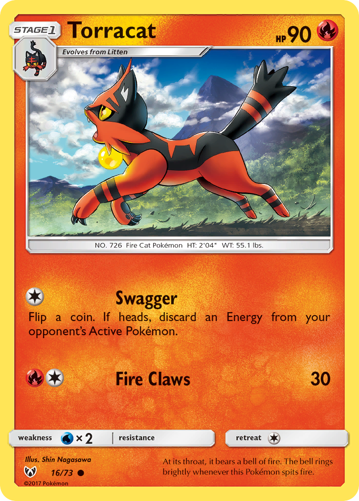 Shining Legends Torracat #16/73